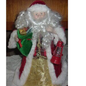 Santa Claus Figure That Lights Up 13" Tall